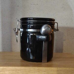 Replacement OGGI 35 oz Black Airtight Ceramic Crock